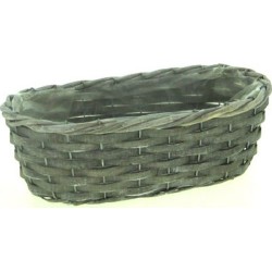 VANNERIE JARDI OVALE GRISE...