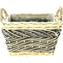 VANNERIE CARREE GRISE 25 25...