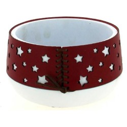 COUPE ETOILE ROUGE D18 H9CM