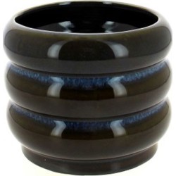 C.POT BLEU D15.4 H12.8CM