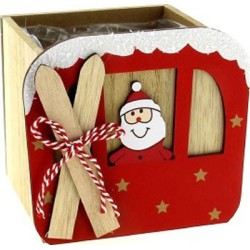 CARRE BOIS SKI PERE NOEL...
