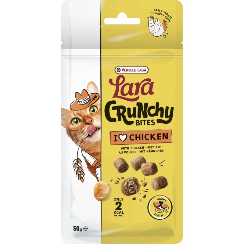 LARA TOOTHIES WITH CHICKEN HAPPY TEETH TREATS 50GR