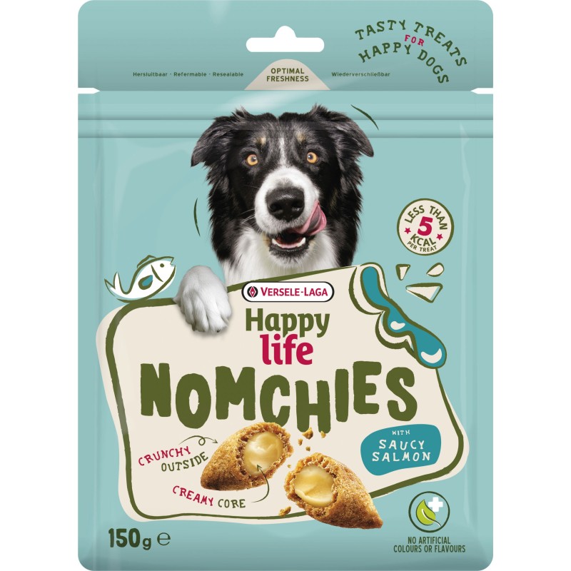 HAPPY LIFE NOMCHIES SALMON 150GR