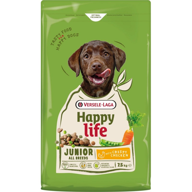 HAPPY LIFE JUNIOR POULET 7.5KG