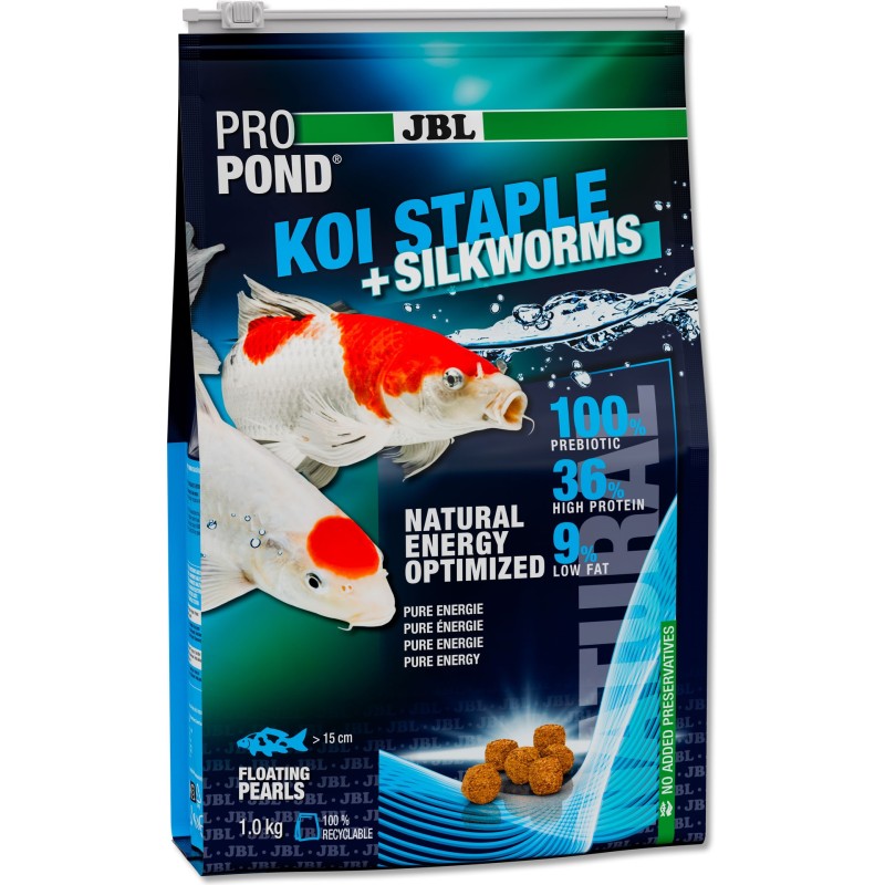 JBL PROPOND KOI STAPLE+SILKWORM 1,0KG REMPLACE 4136500