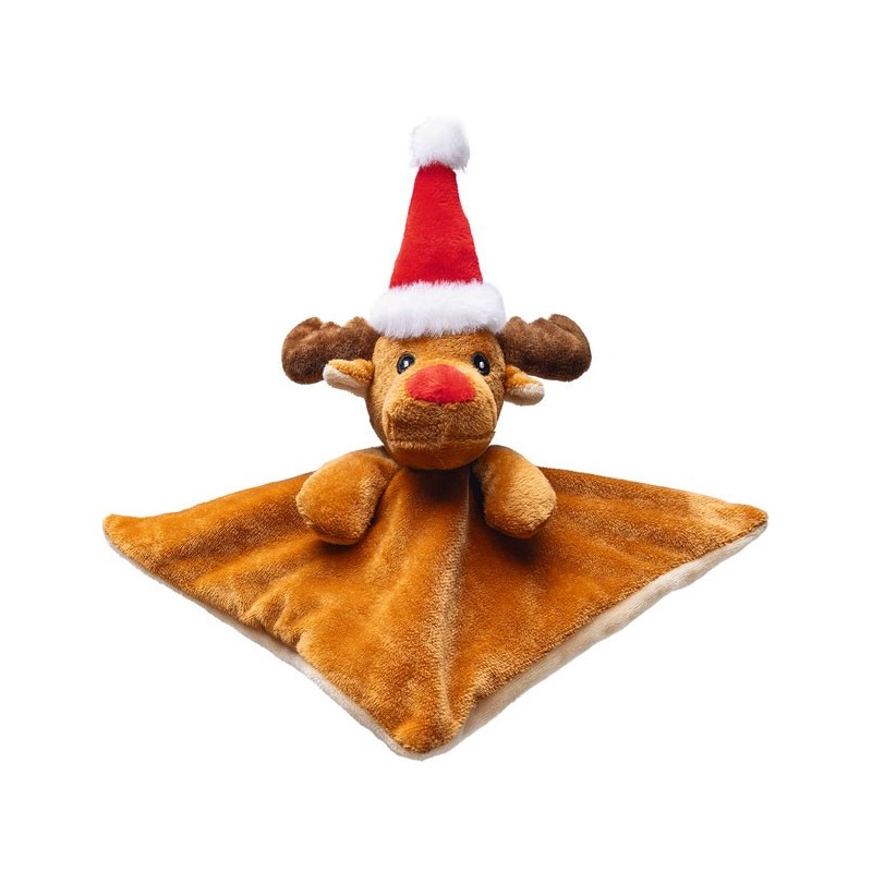 PELUCHE NOEL DOUDOU RENNE 21 X 21