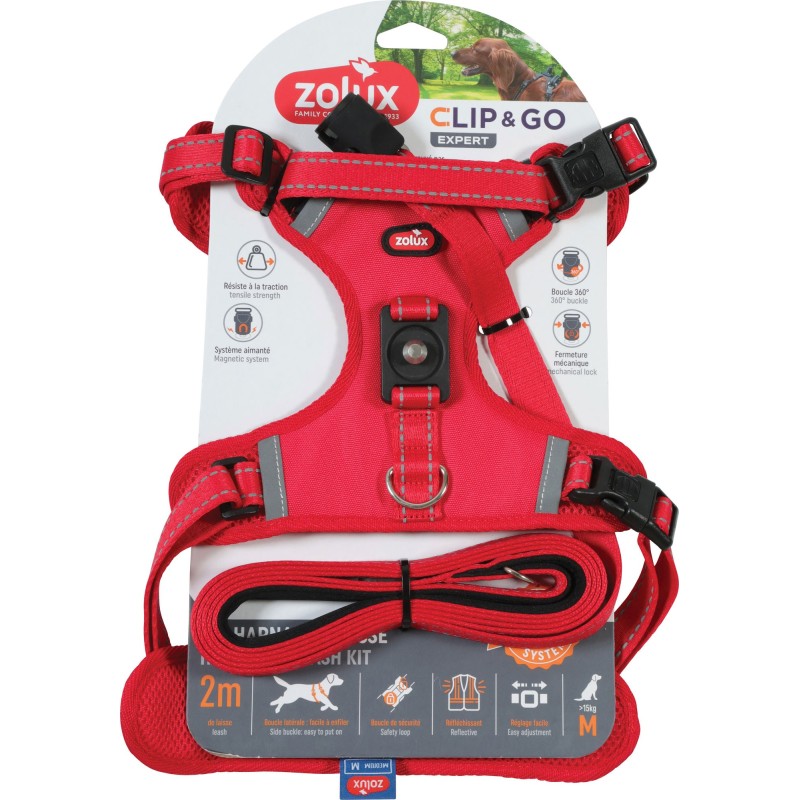 KIT CLIP N'GO M ROUGE