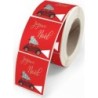 ETIQUETTES JOYEUX NOEL 40X35 MM BOITE DE 500