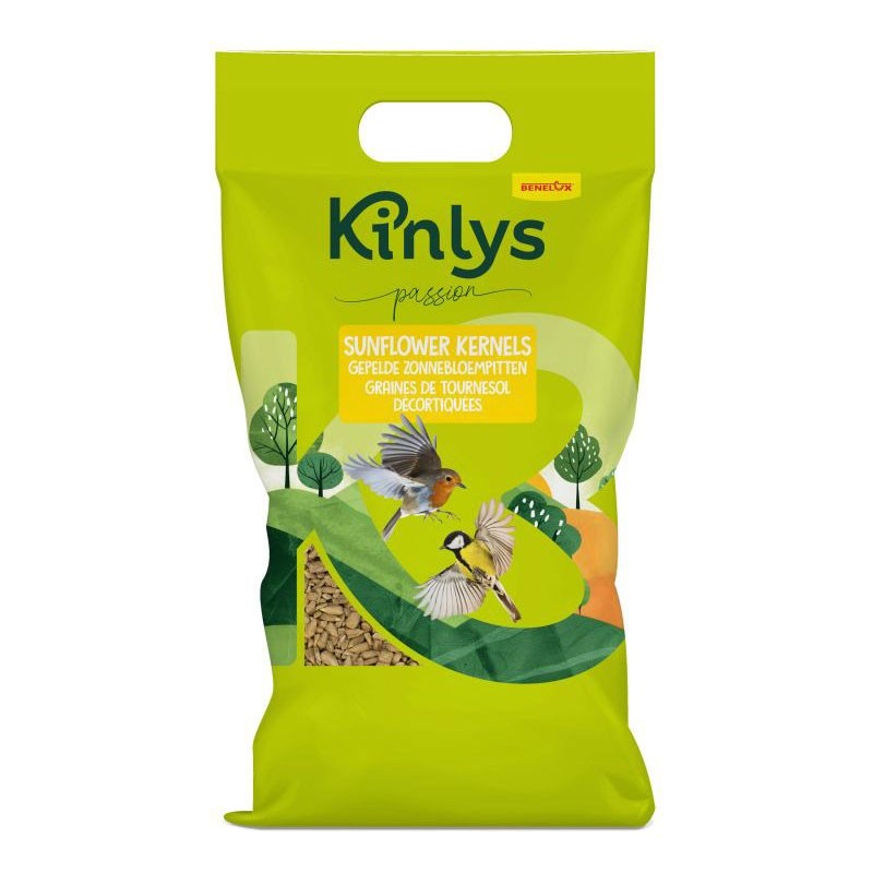 KINLYS  COEURS DE TOURNESOL SAC 4KG  ctn de 4 pcs