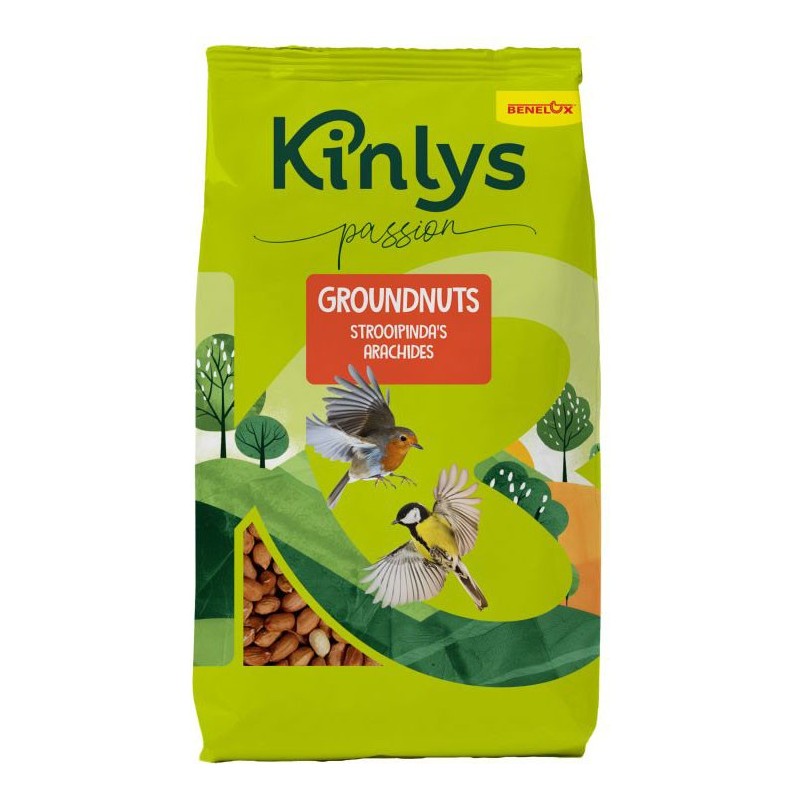 KINLYS  ARACHIDES DECORTIQUEES SAC 900G    ctn 12pcs