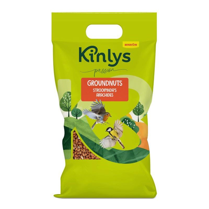 KINLYS  ARACHIDES DECORTIQUEES 4KG DISPLAY 42SACS