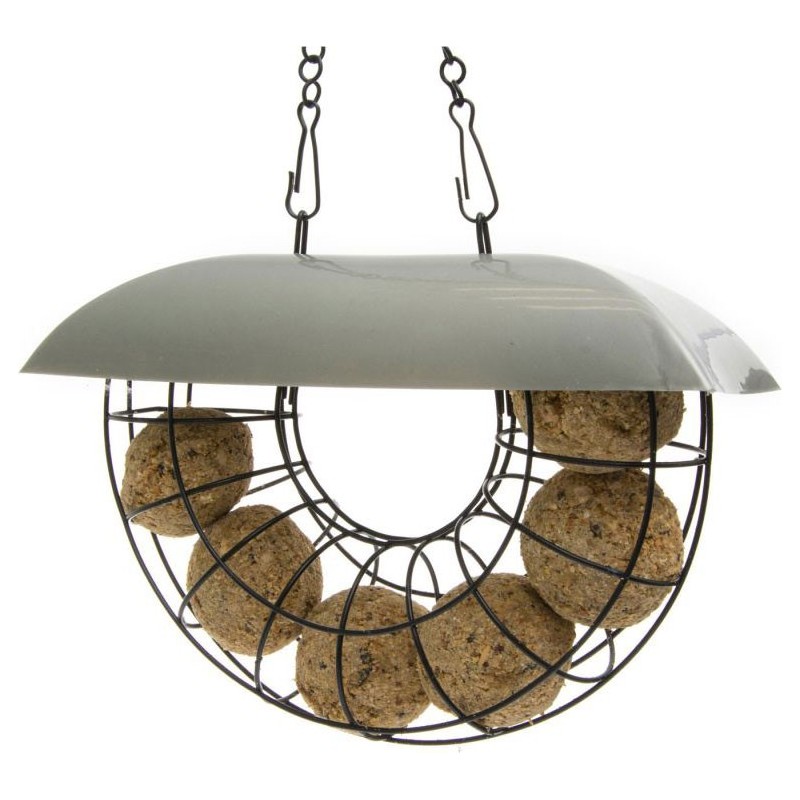 SET PORTE BOULE DEMI-ROND + 6 BOULES MESANGES