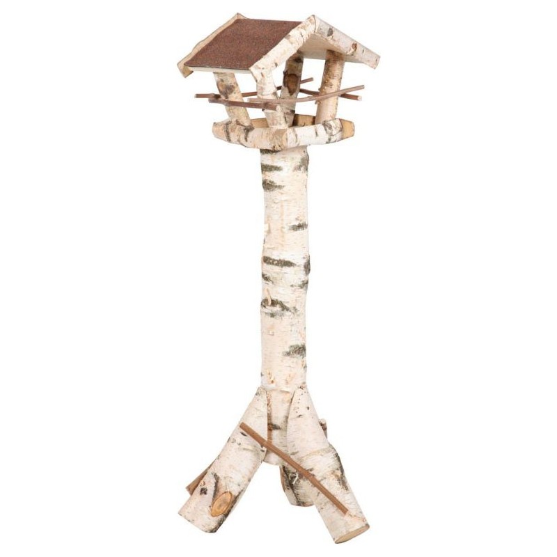 MAISON D'HIVER EN BOIS NATUREL  SUR PIED (2 PIECES)