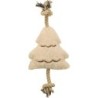JOUET ARBRE DE NOEL PELUCHE + CORDE 38 CM