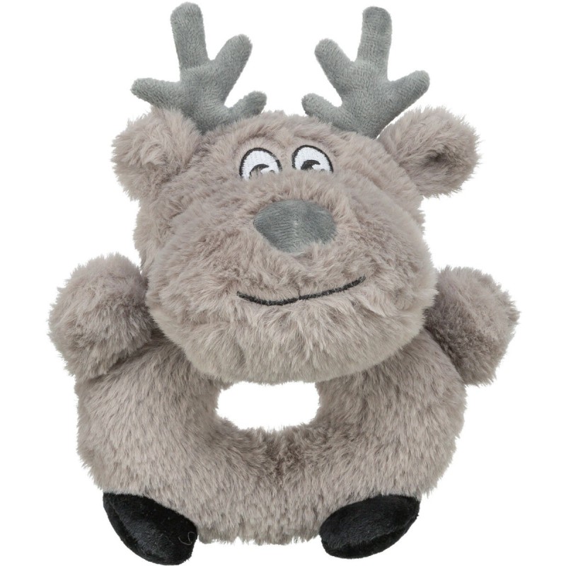 JOUET NOEL RENNE PELUCHE 24 CM