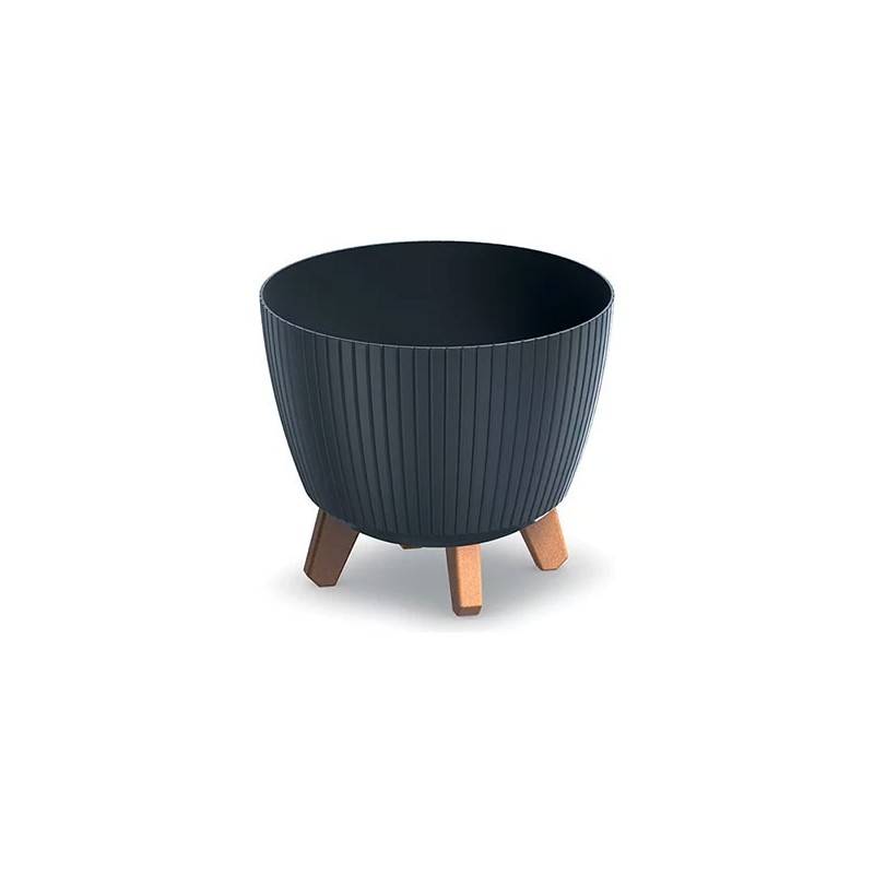 FLOWER POT LAMIA - ANTHRACITE 288X288X237 MM