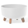 FLOWER POT GRACIA LOW - WHITE 235X235X155 MM