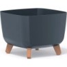 FLOWER POT GRACIA SQUARE - ANTHRACITE 290X290X220 MM
