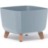 FLOWER POT GRACIA SQUARE - LIGHT GRAY 290X290X220 MM