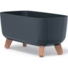 FLOWER POT GRACIA CASE - ANTHRACITE 390X195X187 MM
