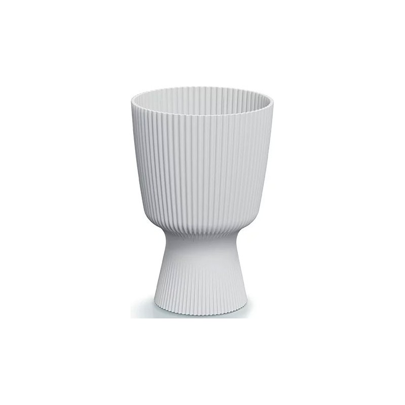 FLOWER POT MILLY ROUND - WHITE 146X146X215 MM