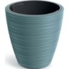 FLOWER POT VENA ROUND - SCANDINAVIAN BLUE 390X390X400 MM
