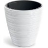 FLOWER POT VENA ROUND - WHITE 349X349X350 MM