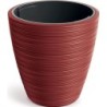FLOWER POT VENA ROUND - RETRO RED 349X349X350 MM