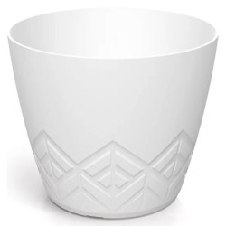 FLOWER POT ARECO - WHITE...