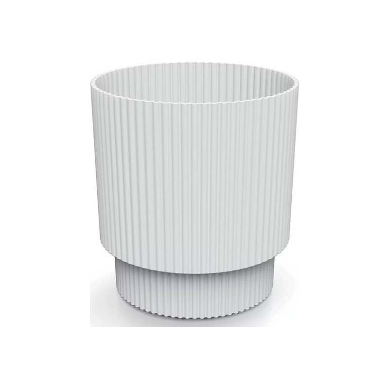 FLOWER POT MILLY ROUND - WHITE 195X195X210 MM