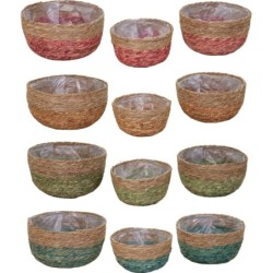 SAL BOWL BASKET 4 MIX COL....