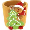 C.POT BONHOMME PAIN D'EPICE D8 H7CM  NOEL