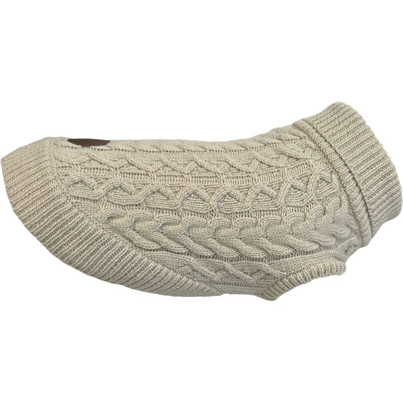 PULL JACQUARD T25 BEIGE