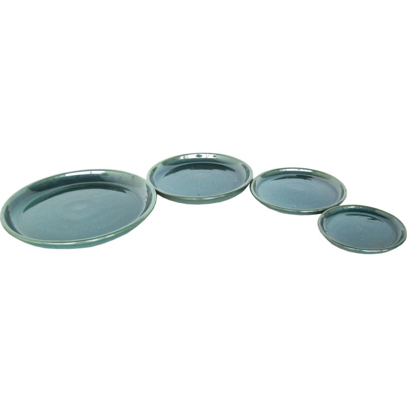 GLAZED SAUCER CELADON S4 D20/34H2.5/4