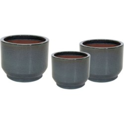 GLAZED CYL. PEDESTAL...