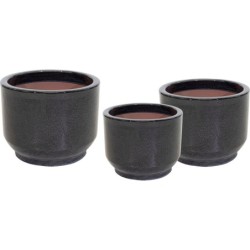 GLAZED CYL. PEDESTAL BL....