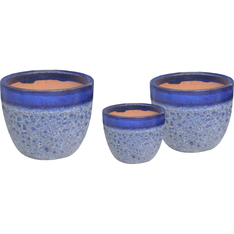 ANTIQUE 2TONE EGG BLUE S3 D22/38H21/30