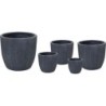 NORA EGG POT GRAPHITE S5 D25/55H25/51