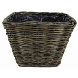 VANNERIE CARRÉE D35 H25 MARRON
