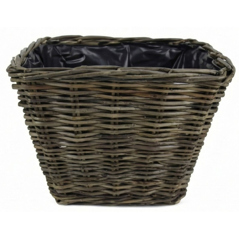 VANNERIE CARRÉE D35 H25 MARRON