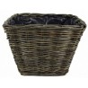 VANNERIE CARRÉE D35 H25 MARRON