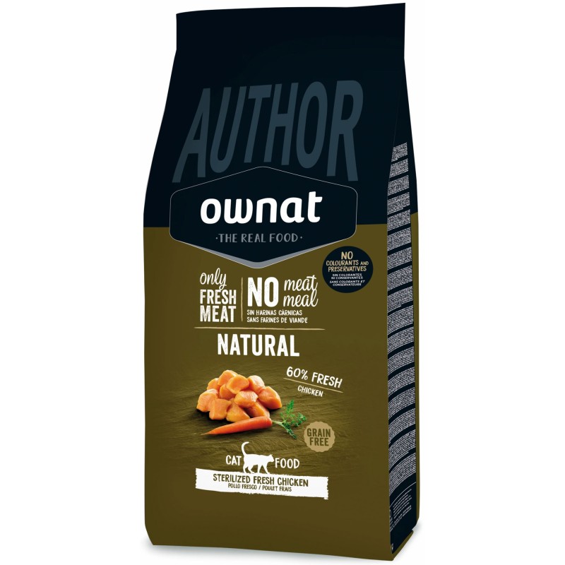 OWNAT AUTHOR GF STERILIZED FRESH CHICKEN (CAT) 1,5 KG