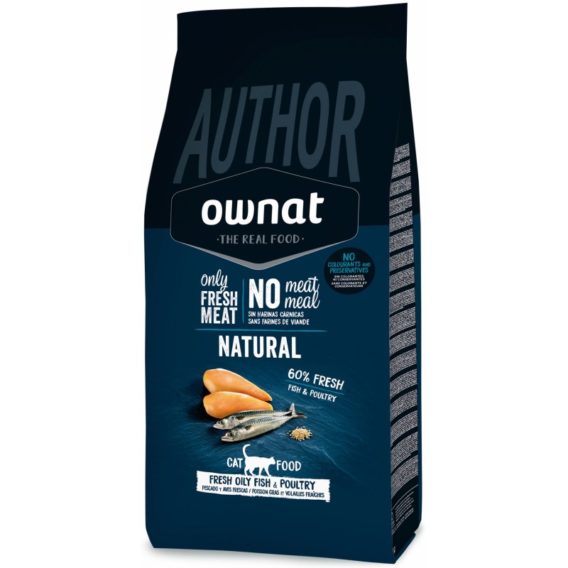 OWNAT AUTHOR FRESH OILY FISH & POULTRY (CAT) 3 KG