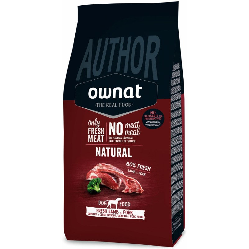 OWNAT AUTHOR FRESH LAMB & PORK (DOG) 10 KG