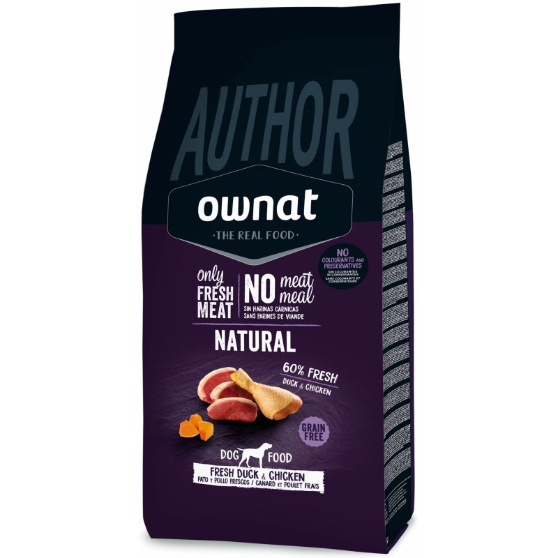 OWNAT AUTHOR GF FRESH DUCK & CHICKEN (DOG) 10 KG
