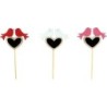 PIQUE COEUR OISEAU ASST 3 - 10*7 H27CM