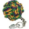 NUTS FOR KNOTS BALL ON CHAIN - BIRD TOY 