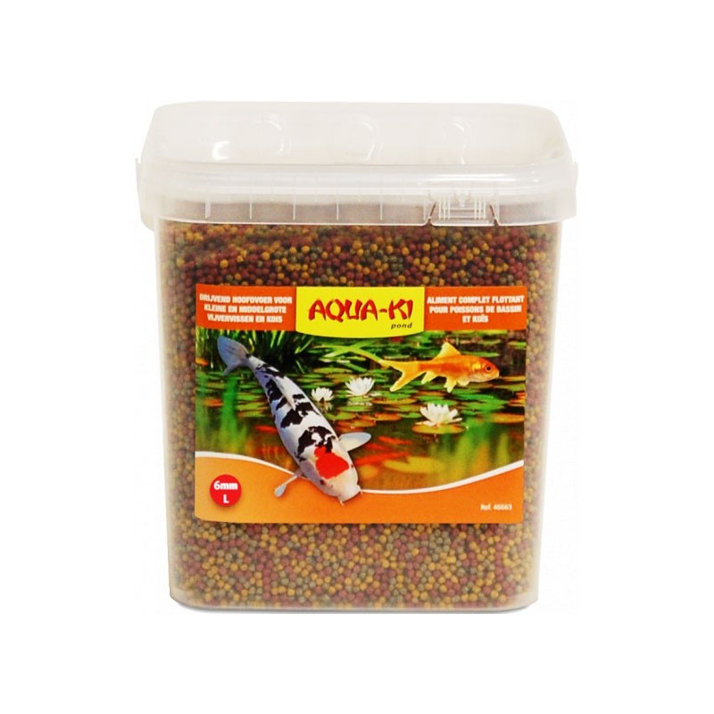 AQUA-KI ORANGE POND 3 COULEURS 6,0MM 5,4L - 1,84KG SEAU