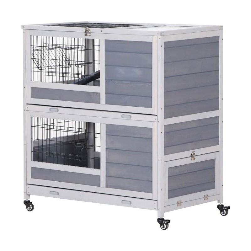 CLAPIER EN BOIS GABI 90X53X90CM