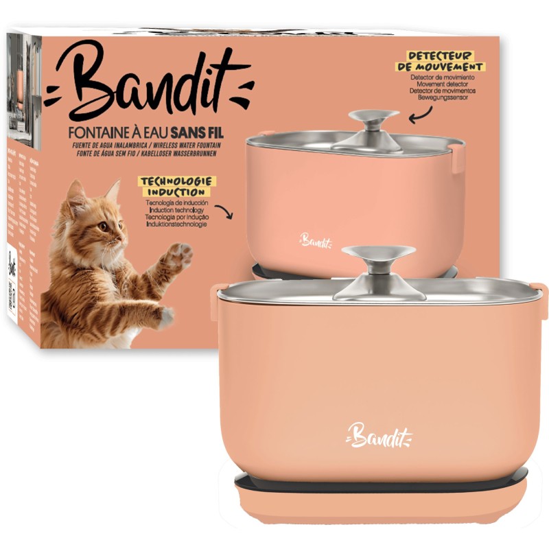 FONTAINE À EAU PÊCHE SANS FIL 2,5 L